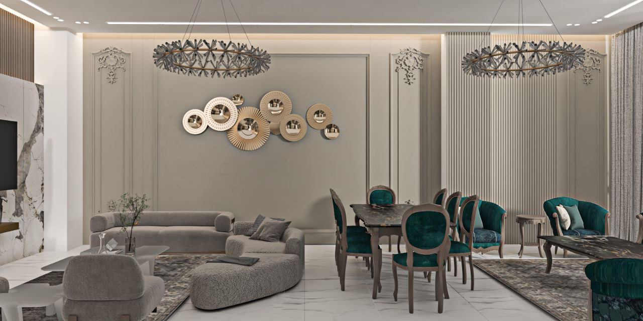 classy living- and dining room