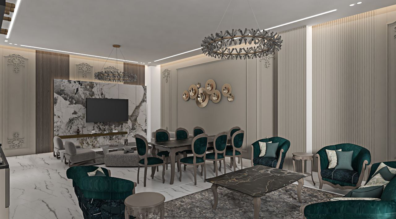 classy living- and dining room wider