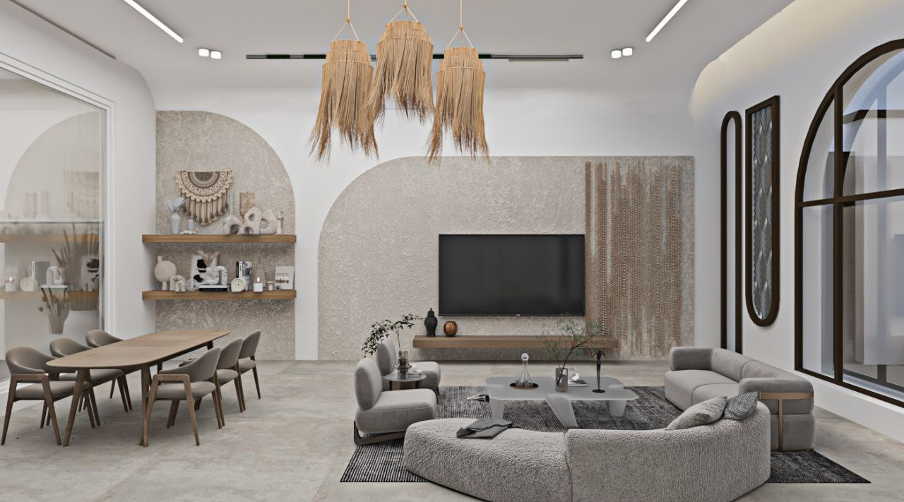 Bohemian living room