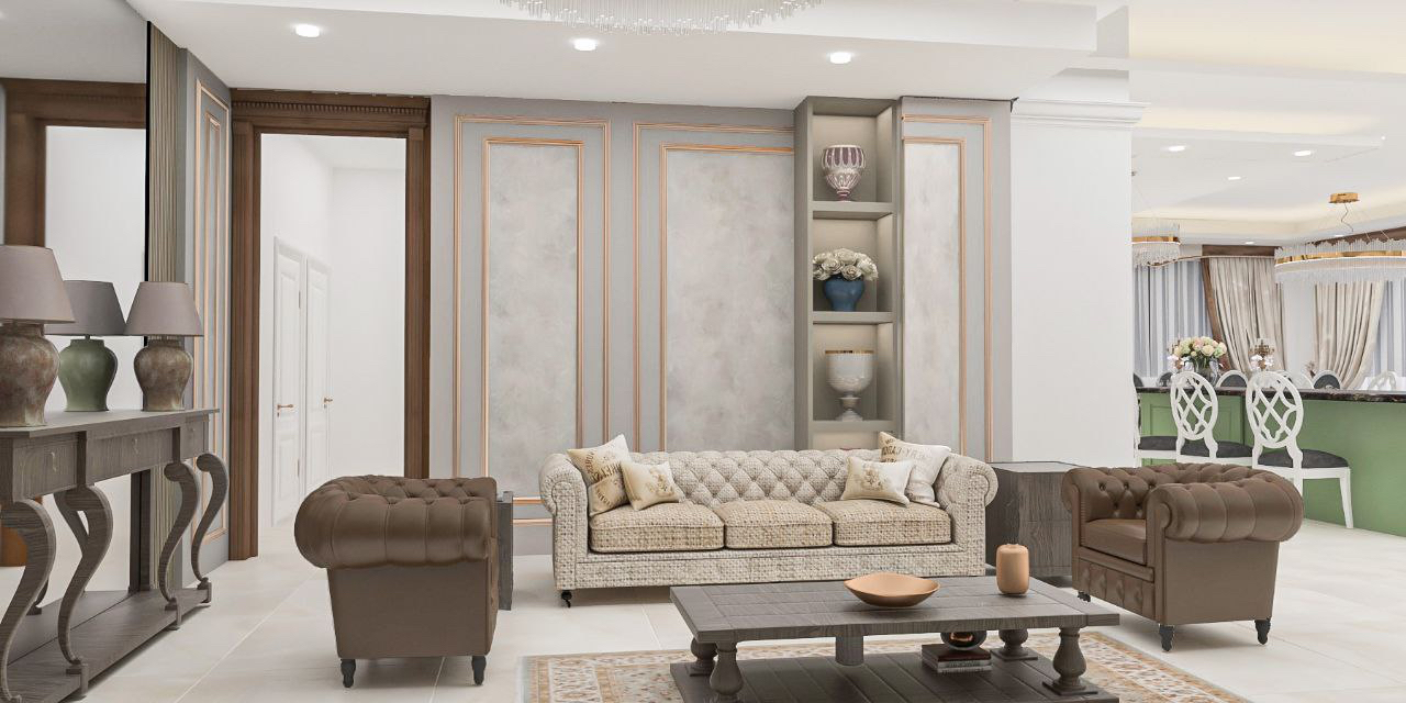 Neo classic living room