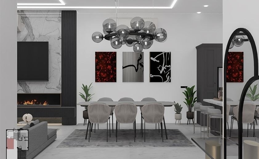 Minimal Dining room
