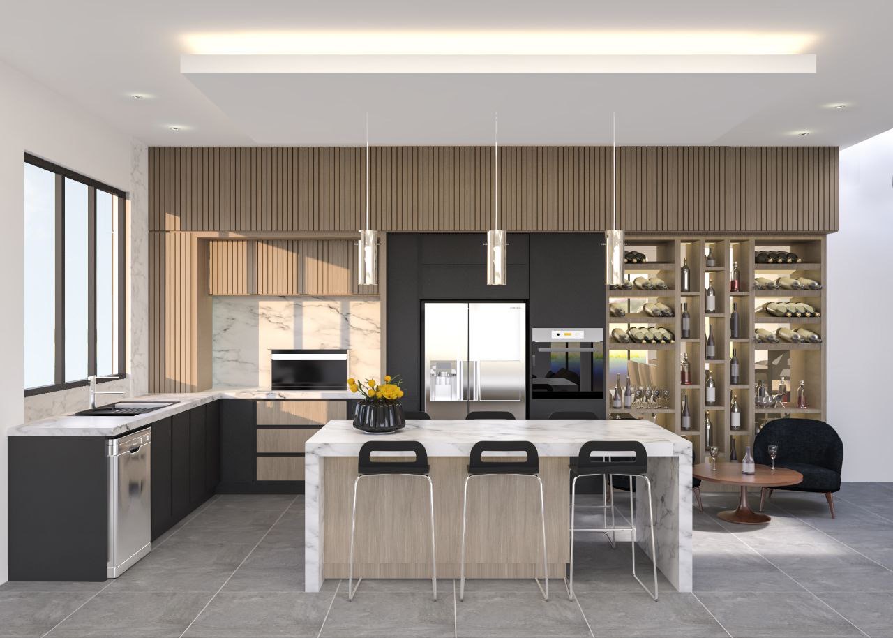 Woody kitchen