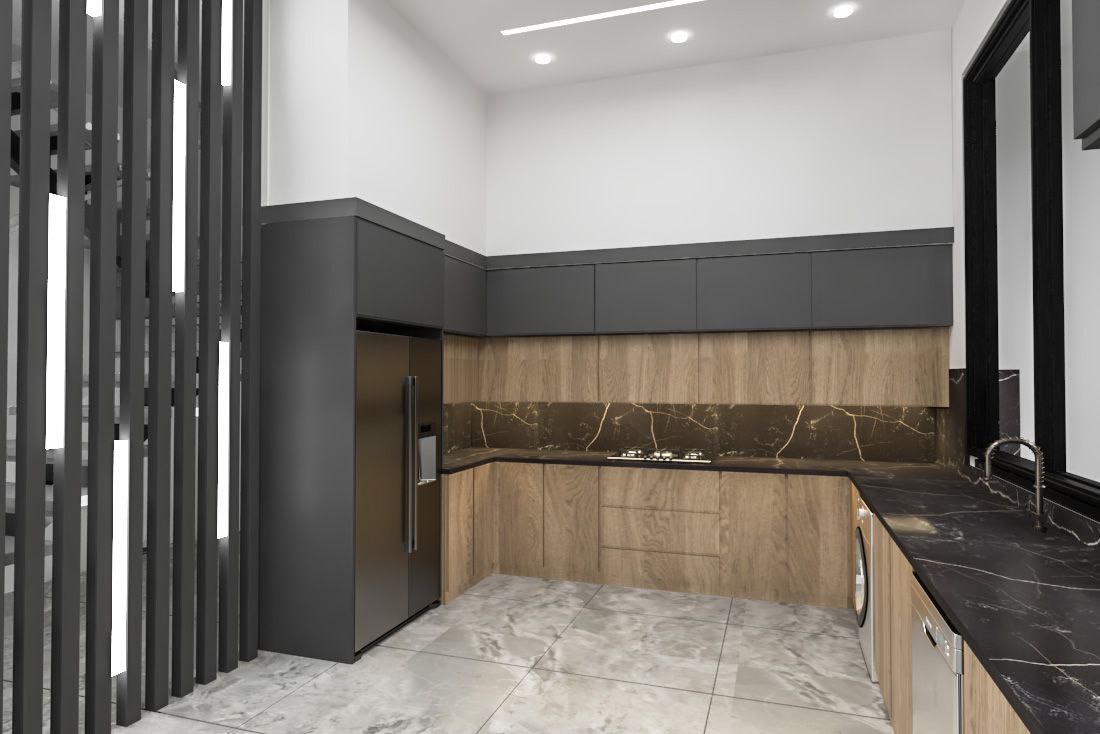 Dark kitchen
