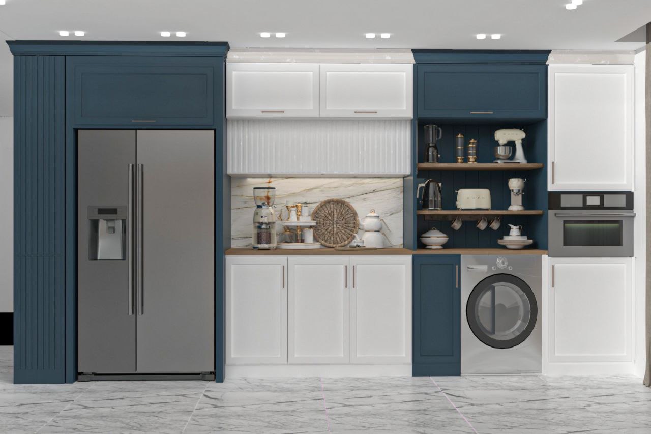Blue kitchen