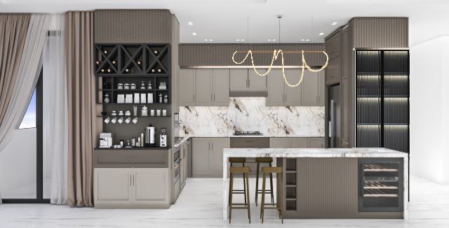 Woody kitchen