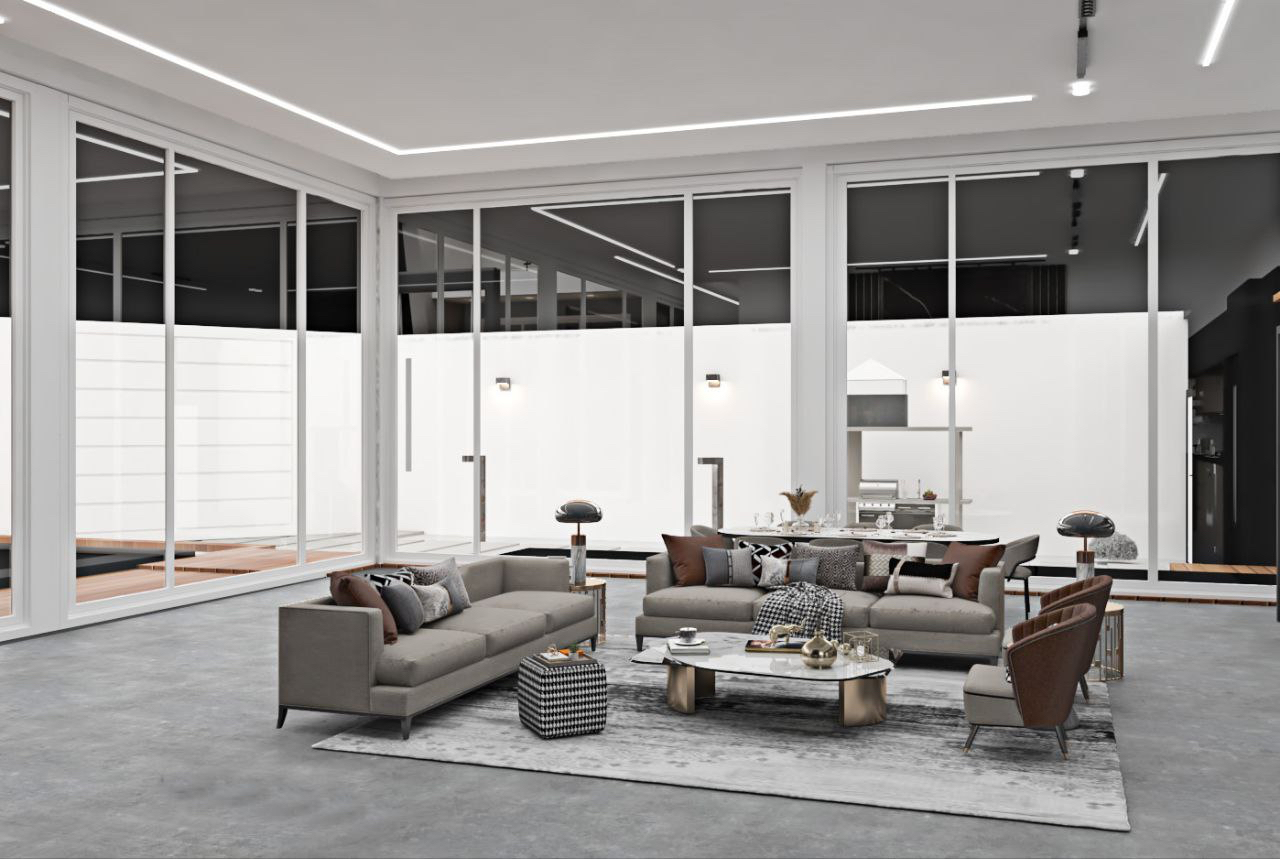 Light color living room